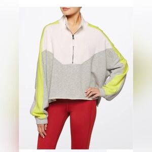 FP Movement By Free People Split Second 1/2 Zip Top Size M